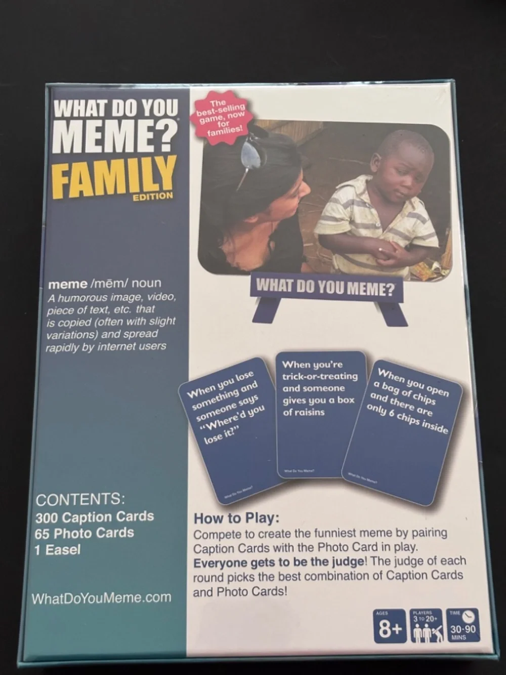What Do You Meme? (Family Edition) Card Game Ages 8+ - New, Sealed